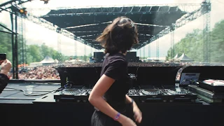 Amelie Lens playing "Look What Your Love Has Done To Me (Amelie Lens Remix)" at Extrema Outdoor '19