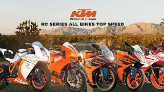 KTM RC125 RC200 RC390 RC 8C 1190RC8 Top Speed 2024