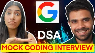 Mock Coding Interview with Googler, YouTuber @MohammadFraz !! Real DSA Interview 👀🚀