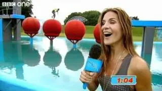 JK & Joel take on The Big Red Balls - Celebrity Total Wipeout - Series 3 Episode 2 Preview - BBC One