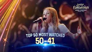 TOP 50 Most watched in 2021: 50 - 41 - Junior Eurovision Song Contest