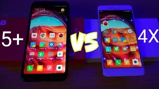 Xiaomi Redmi 5 Plus vs Xiaomi Redmi Note 4x СРАВНЕНИЕ ДВУХ ХИТОВ!