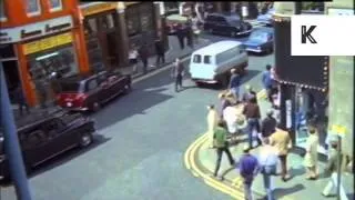 Daytime Streets, 1960s London Soho, Rare Colour Footage From 35mm