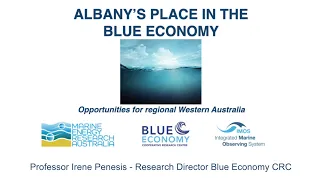 The Blue Economy in regional WA - sustainable aquaculture