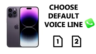 Dual SIM iPhone: How To Choose / Change Default Voice Line