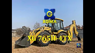 ДЕТАЛЬНЫЙ ОБЗОР XGMA XG765H-4TX!!! Лучший экскаватор-погрузчик с Китая!!!