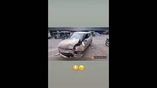 crash test taata harrier vs swift 😅😅 #cardrive #road #roadcrash #tata #tataharrier #maruti #suzuki