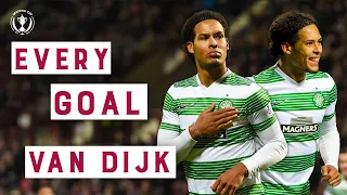 Every Virgil Van Dijk Celtic Goal | Scottish Cup