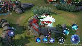 AOI Gameplay / New AOV hero (Assassin) bot match