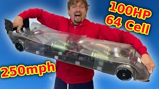 Project 250mph Quad Motor RC Car 1st Drive