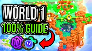 Super Mario Bros. Wonder 100% Full Guide - All Secret Exits, Wonder Seeds, & Purple Coins in World 1