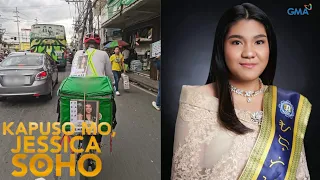 Tatay na Delivery Rider, proud sa anak na nakapagtapos bilang Cum Laude! | Kapuso Mo, Jessica Soho