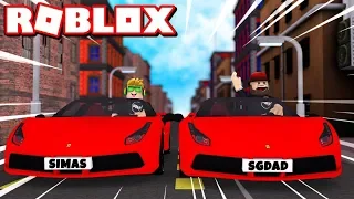 BUYING TWO SUPER CARS WITH MY DAD in ROBLOX VEHICLE SIMULATOR