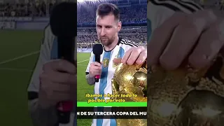 declaración de lionel messi