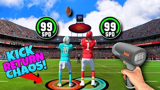Who’s the FASTEST NFL Player? Hill vs Worthy Kick Returtn Chaos!