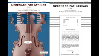 Serenade for Strings, arr. Richard Meyer – Score & Sound