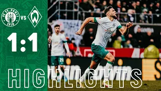 HIGHLIGHTS: FC St. Pauli - SV Werder Bremen 1:1 | Niclas Füllkrug knackt persönliche Bestmarke