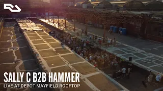 RA Live: Sally C b2b Hammer on the rooftop at Depot Mayfield for The Warehouse Project