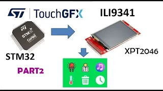 Touch GFX -  ciekawa bibl graficzna - STM32F407 + ILI9341 + XTP2046   part 2, dalsza sam. nauka