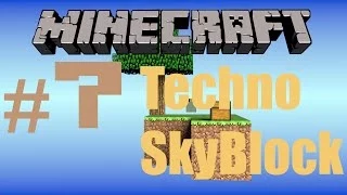 Techno SkyBlock - #7(Генератор лавы)