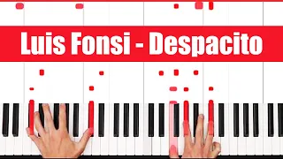 Despacito Piano - How to Play Luis Fonsi Despacito Piano Tutorial!