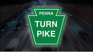 4K PENNSYLVANIA TURNPIKE AT NIGHT WEST CHESTER ➡️ BUCKS COUNTY