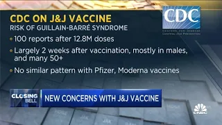 CDC raises new concerns over Johnson & Johnson vaccine
