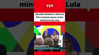 Geraldo #Alckmin e #Marina Silva tomam #posse como ministros de #Lula #GovernoLula #política #Shorts