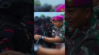 Dankormar Dampingi Panglima TNI Dan Kapolri Cek Kesiapan Pasukan Pengamanan Pemilu