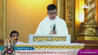 Live: Memorial of Saint Gregory the Great, Pope and Doctor of the Church  - 12NN Mass