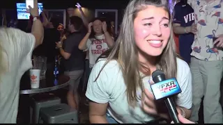 UVA Fans Celebrate Final Four Victory In Charlottesville