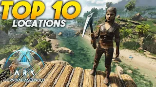 TOP 10 Best Locations Caves And Ratholes ARK: Survival Ascended