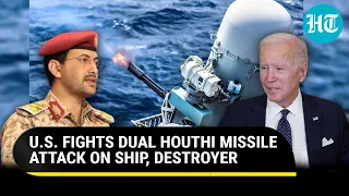 Houthi Missile Hits Israel-bound U.S. Ship, Another Misses Warship; 10 Drones Destroyed In Yemen
