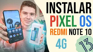 📲Instalar🔴🟡Pixel OS🟢🔵con Android 13 en tu Xiaomi Redmi Note 10 4G!