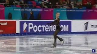 Жесткое падение с тройного акселя. Вероника Жилина. Angels of Plushenko.