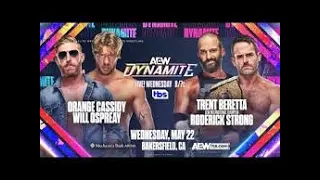 WWE 2K24 AEW Dynamite 5-22-2024 Roderick Strong & Trent Vs Orange Cassidy vs Will Ospreay