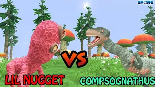 Little Nugget vs Compsognathus | Horror vs Dino [S2E4] | SPORE