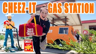 Went Viral At A Cheez It Gas Station and Bought EVERY CHEEZ IT FLAVOR To Taste Test!