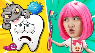 Baby Brush Your Teeth🪥🦷 Toothbrush Song + More Nursery Rhymes by Dominoka Kids Song
