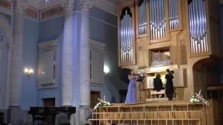 Ksenia Dubrovskaya, Alexander Knyazev -Bach 6 sonatas for violin and organ,Organ hall of Chelyabinsk