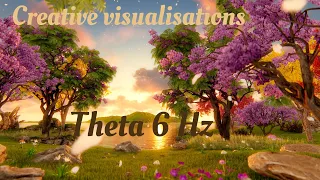 Theta 6 Hz frequency music to reduce stress levels, enhance creativity and think clearer