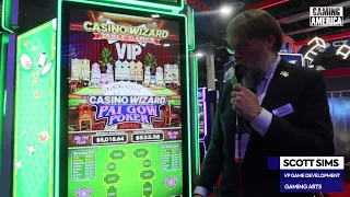 Gaming America at G2E 2022: Gaming Arts Product Demo (Casino Wizard VIP)