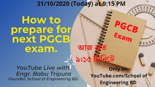 Final Preparation for Next PGCB Exam