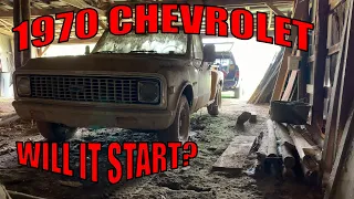 1970 Chevy sitting 20+ years! Will it start?