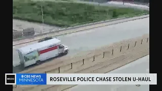 Stolen U-Haul leads police on chase in Roseville