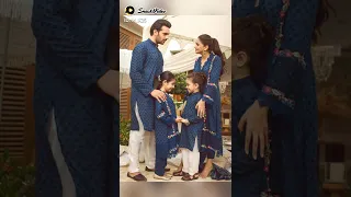 Usama Khan with beautiful family 👨‍👩‍👧‍👧❣❣ - cute video #shorts