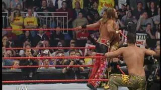 Hulk Hogan & Shawn Michaels vs. Muhammad Hassan & Daivari 2/4