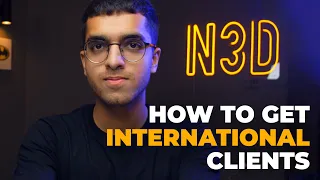 HOW TO GET INTERNATIONAL CLIENTS AS A 3D ARTIST