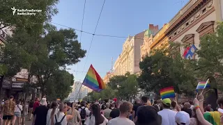 LGBT Rights Supporters March In Belgrade