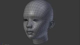 Blender modeling time lapse - Head